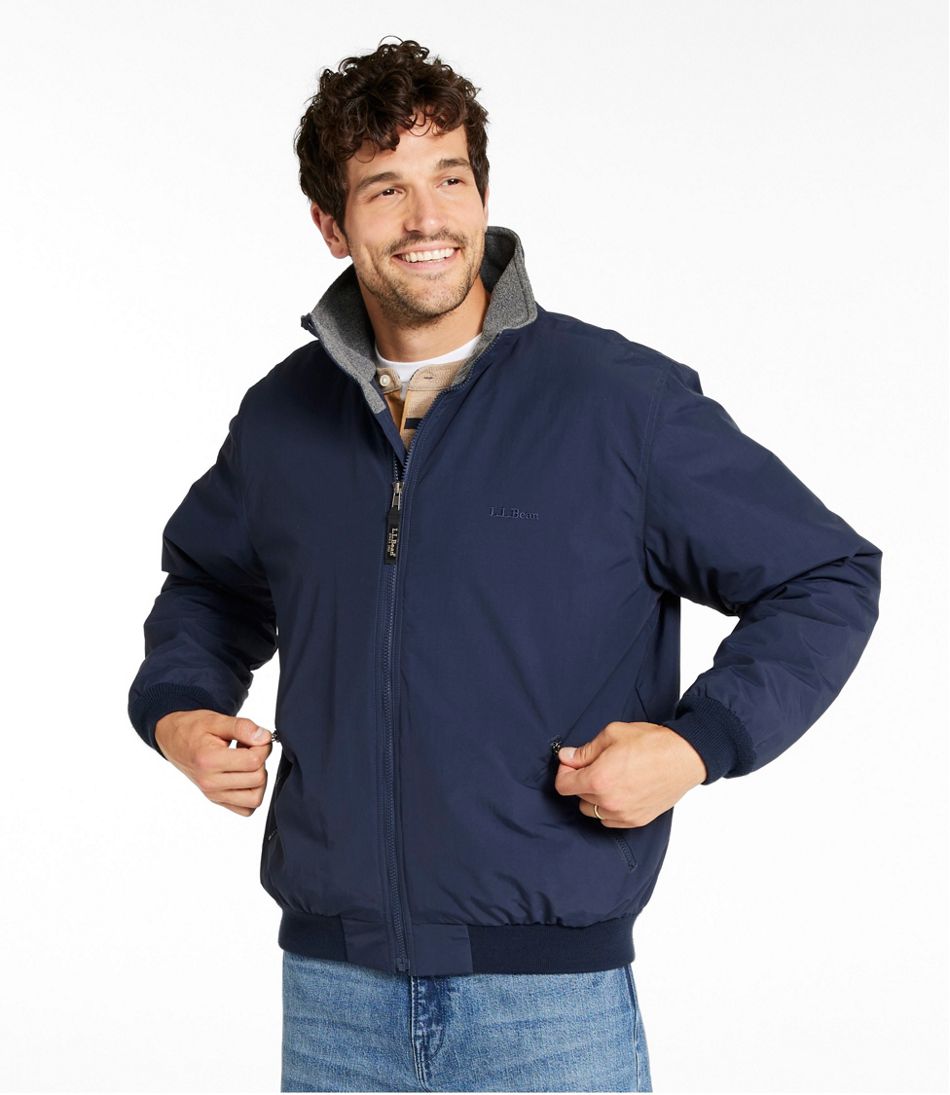 Men's Warm-Up Jacket, Fleece-Lined