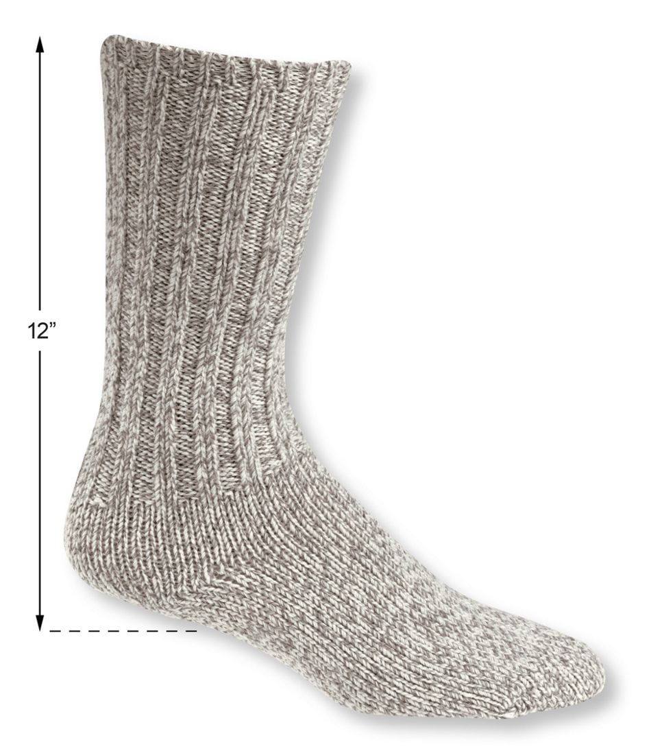 Adults' Merino Wool Ragg Socks, 12" Two-Pack