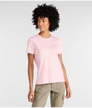 Women T-Shirt Fish Print Tunic Daily Soft Elegant Leisure Crewneck  Blouse(Hot Pink,XL)