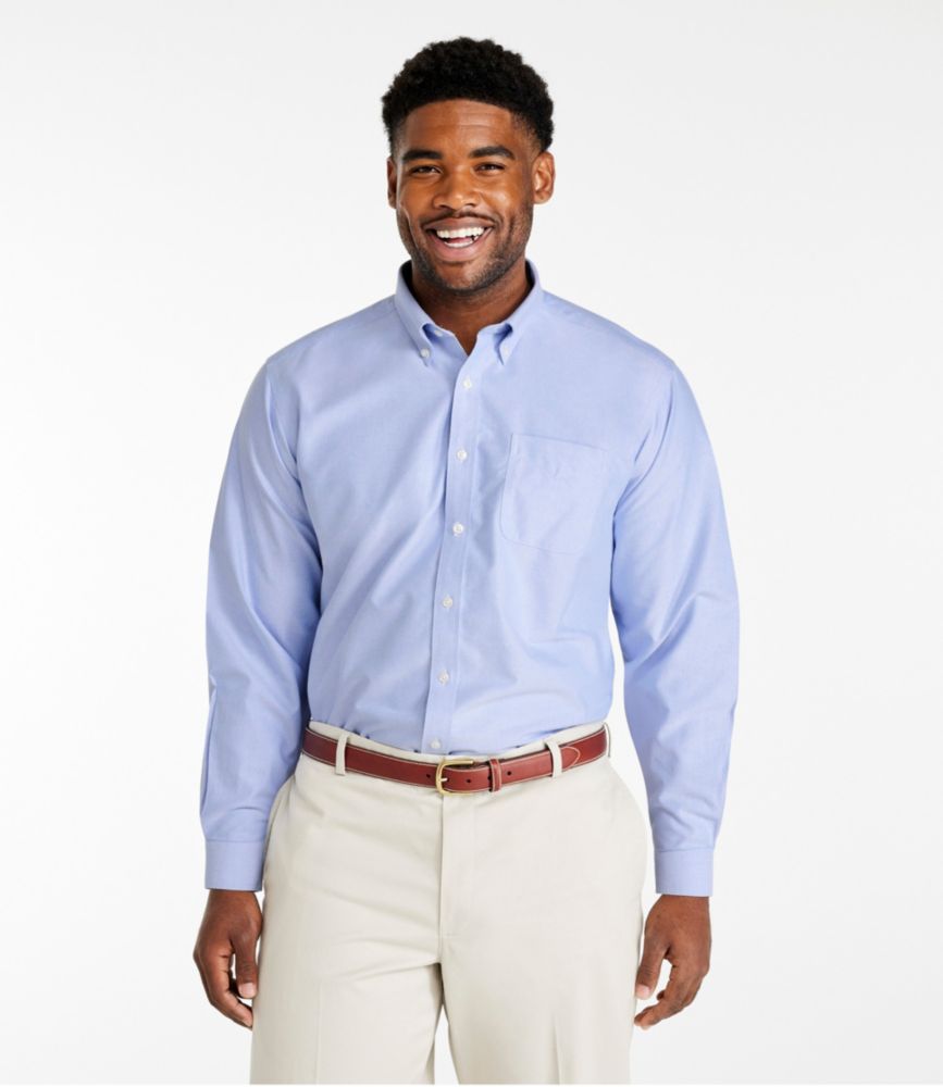 Blue button shop down shirt