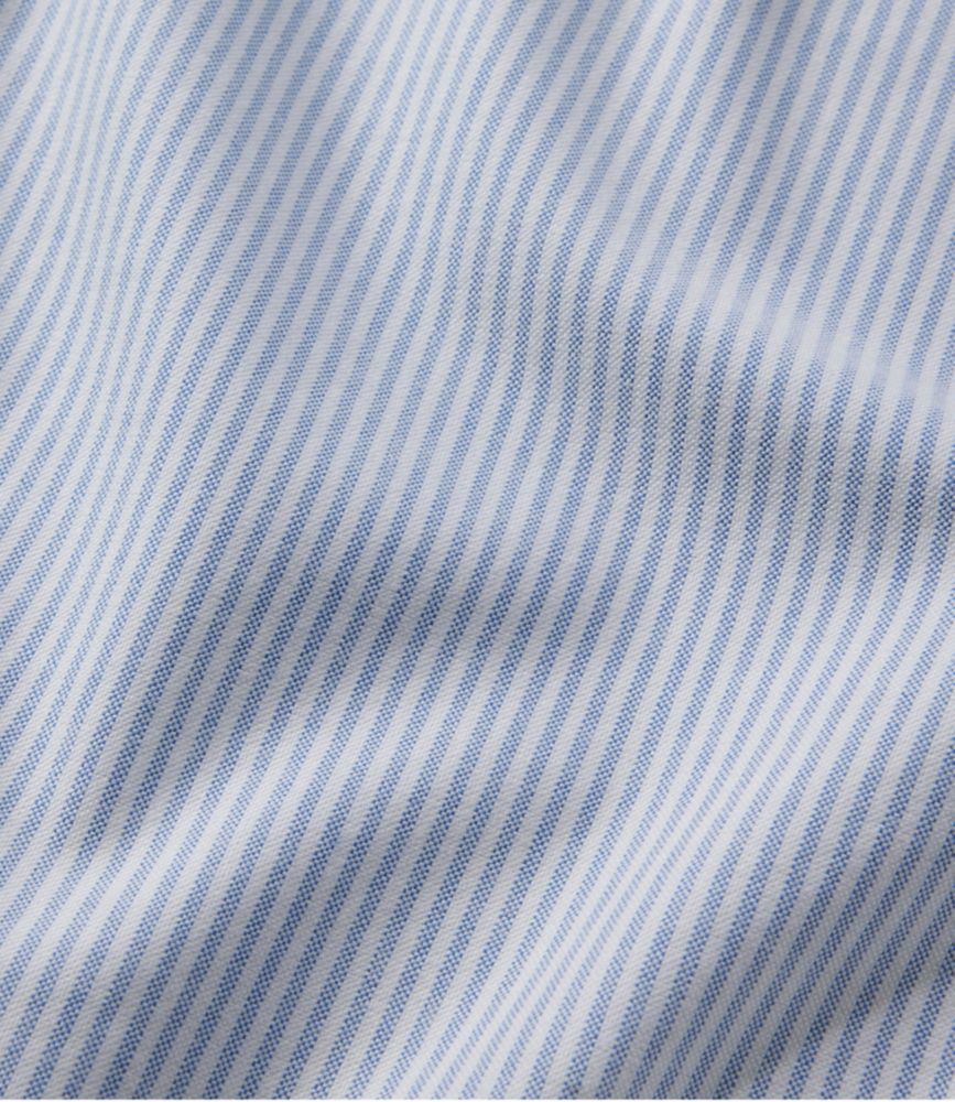 Men's Wrinkle-Free Classic Oxford Cloth Shirt, Traditional Fit University Stripe