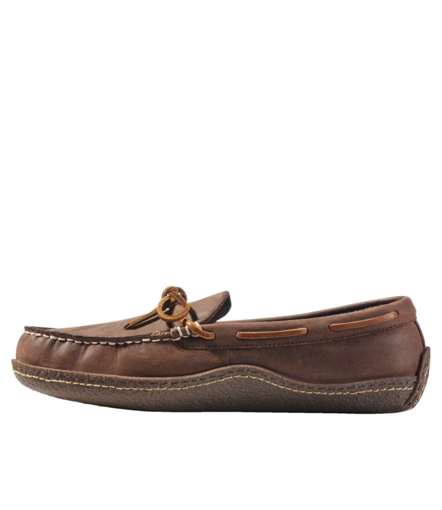 mens moccasin slippers flannel lined