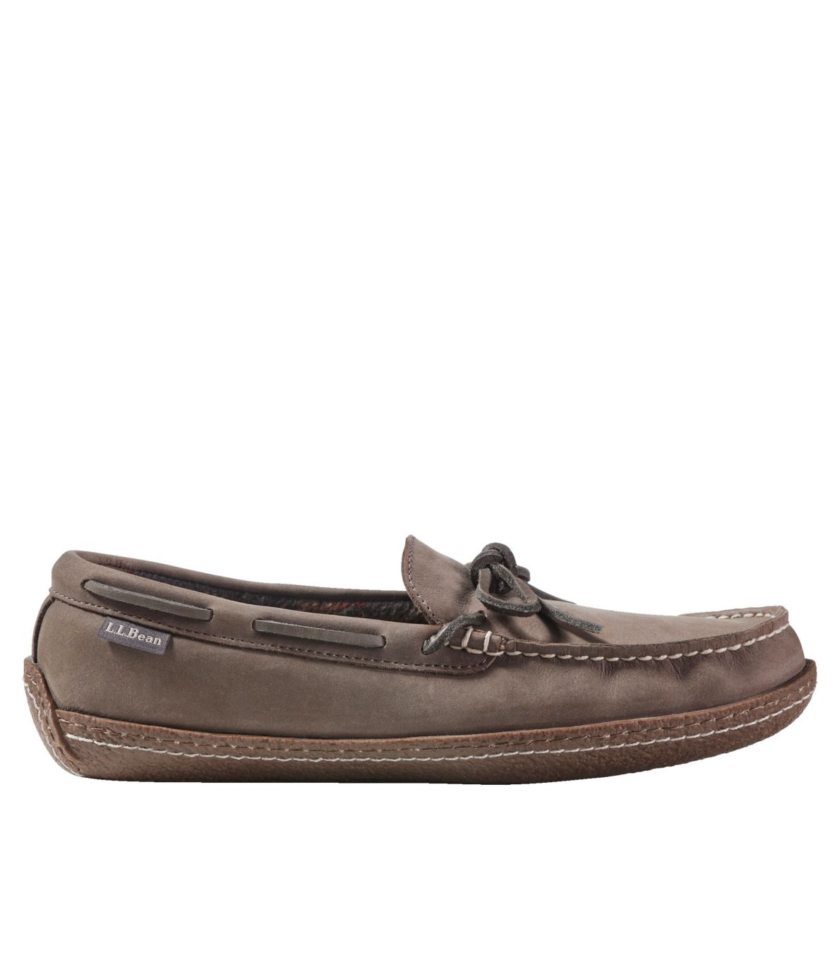 Men's Handsewn Slippers, FlannelLined at L.L. Bean