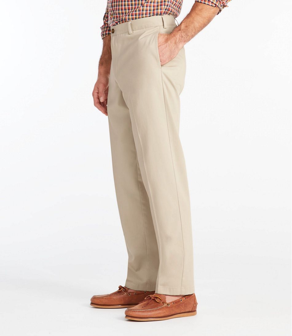 Men's Wrinkle-Free Double L® Chinos, Classic Fit, Plain Front