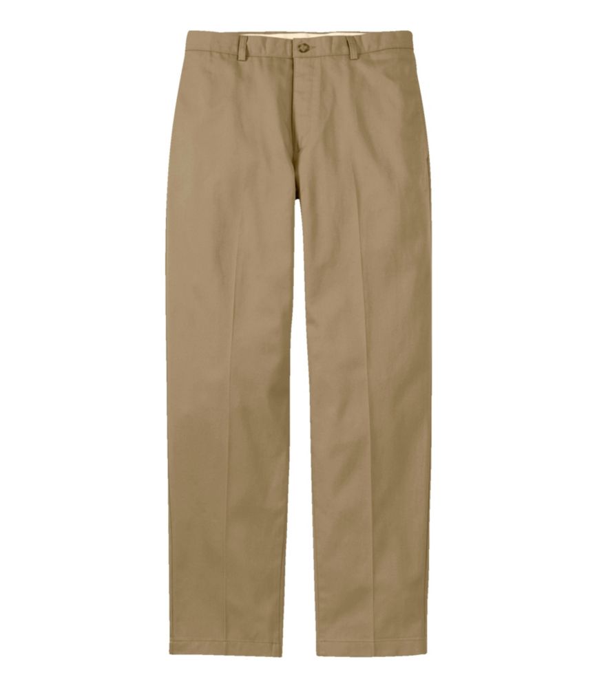 Men's Wrinkle-Free Double L® Chinos, Natural Fit, Plain Front