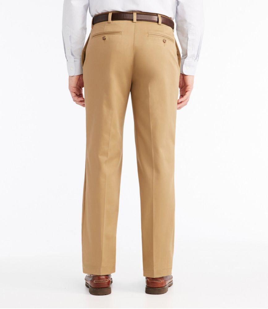 Men's Wrinkle-Free Double L® Chinos, Natural Fit, Plain Front