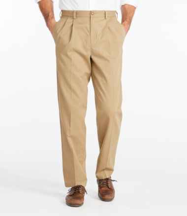Men's Wrinkle-Free Double L® Chinos, Classic Fit Pleated