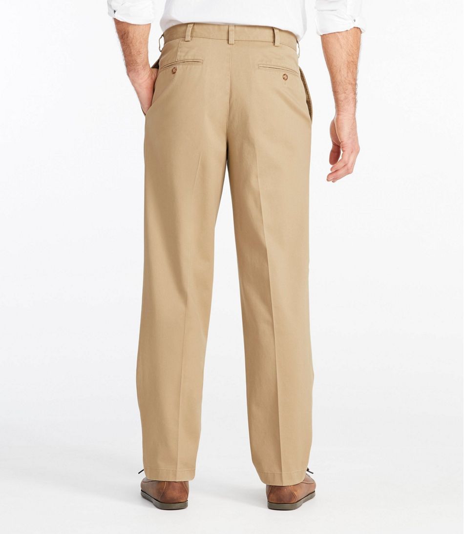 Men's Wrinkle-Free Double L Chinos, Classic Fit Pleated | Pants at L.L.Bean