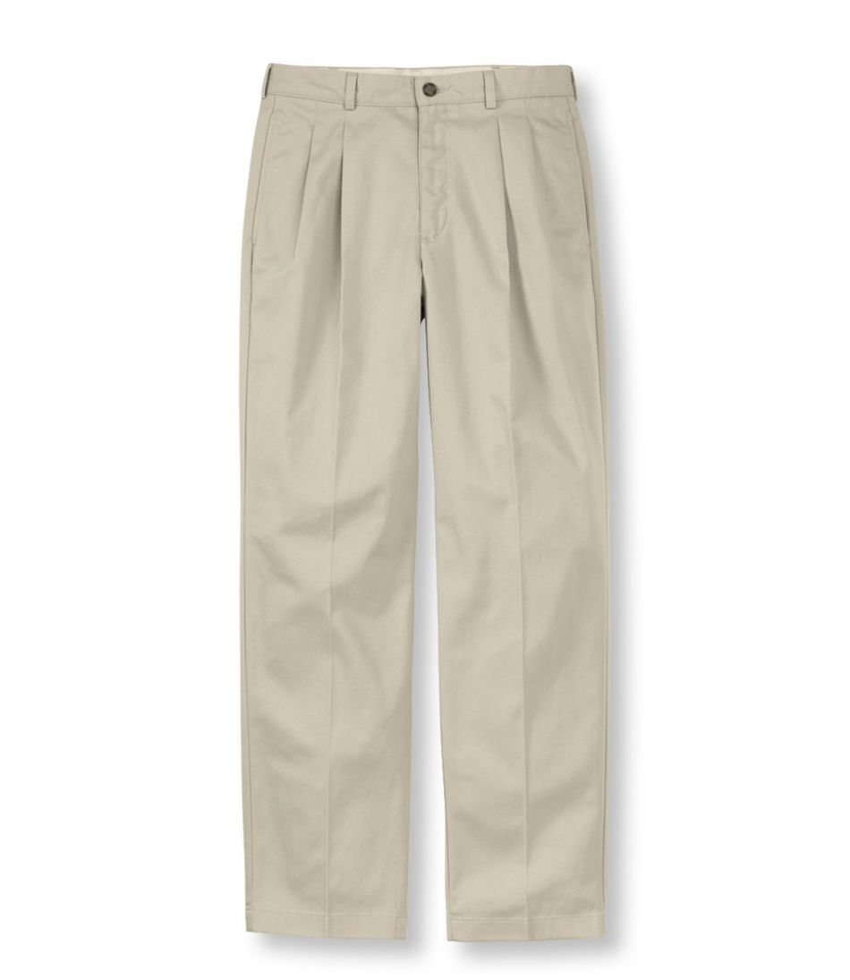 Men's Wrinkle-Free Double L® Chinos, Classic Fit Pleated