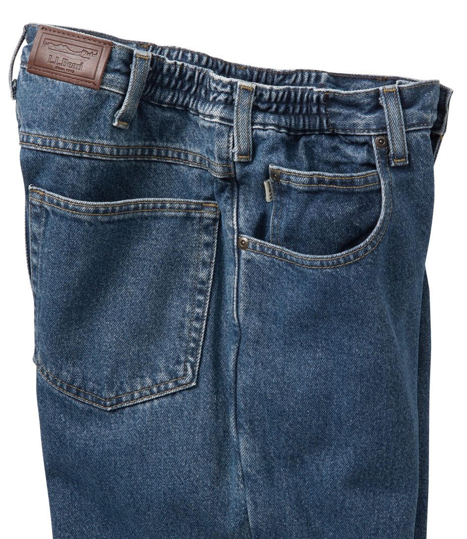 L. L. Bean Men's Flannel Lined Jeans- Size 36x32