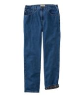 L.L. Bean Men's Comfort Stretch Dock Pants, Standard Fit, Straight Leg,  Flannel-Lined