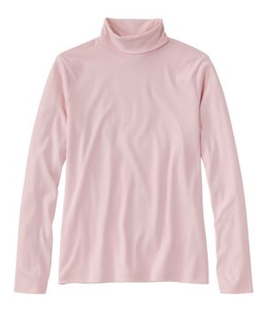 Women's Pima Cotton Turtleneck, Long-Sleeve