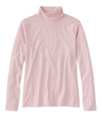 Women s L.L.Bean Interlock Turtleneck Long Sleeve Tees Knit Tops at L.L.Bean