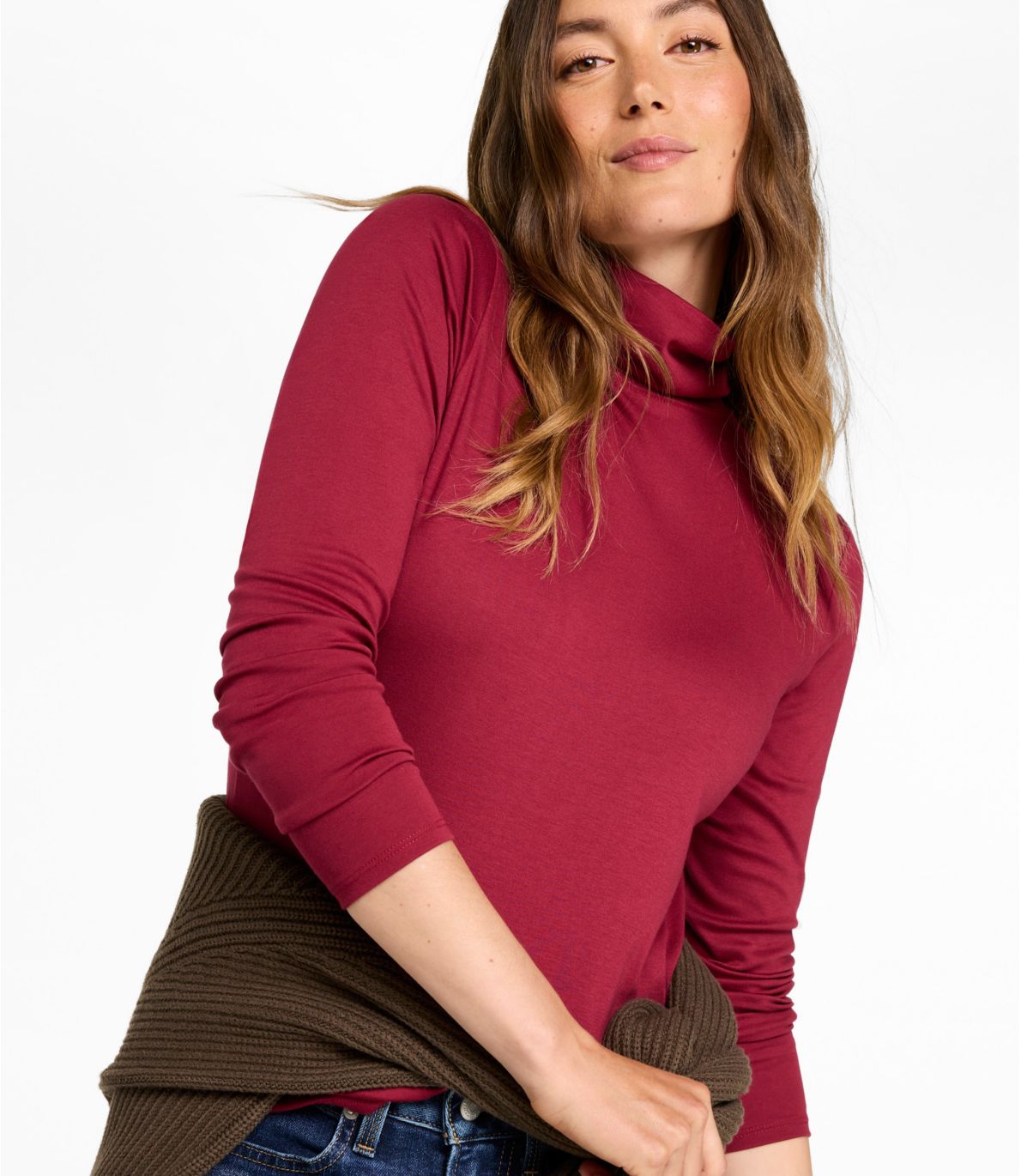 turtle neck tops cotton on