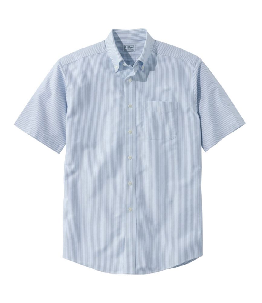 Men's WrinkleFree Classic Oxford Cloth Shirt, Traditional Fit Short