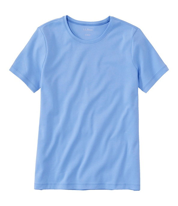 Interlock Crewneck Short Sleeve, Brightwater Blue, large image number 0