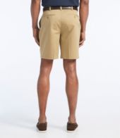 Men's Wrinkle-Free Double L Chino Shorts, Natural Fit Plain Front