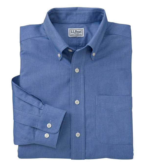 Wrinkle-Free Classic Oxford Cloth Shirt, Royal Blue, large image number 0