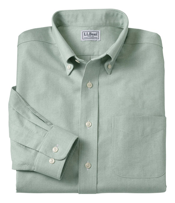 Wrinkle-Free Classic Oxford Cloth Shirt, Dark Elm, largeimage number 0