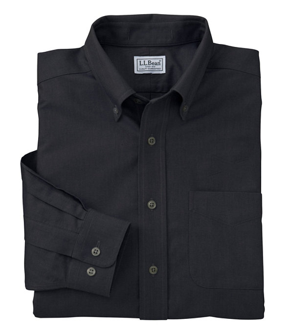 Wrinkle-Free Classic Oxford Cloth Shirt, Ink Black, large image number 0