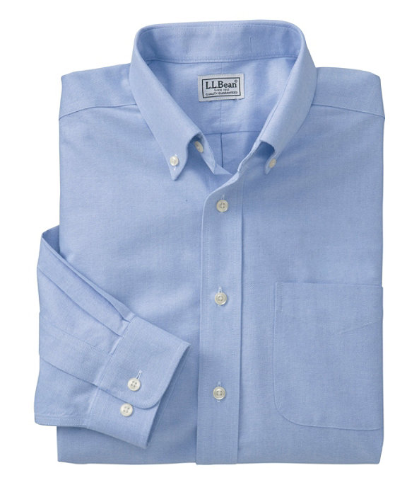 Wrinkle-Free Classic Oxford Cloth Shirt, French Blue, large image number 0