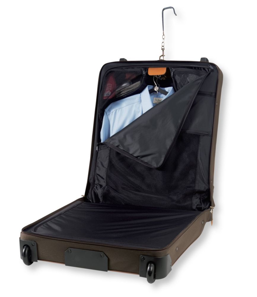 suitcase with garment bag