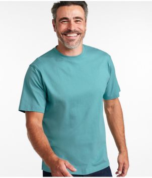 Men's Carefree Unshrinkable Tee, Traditional Fit Short-Sleeve