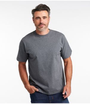 Men's Carefree Unshrinkable Tee, Traditional Fit Short-Sleeve