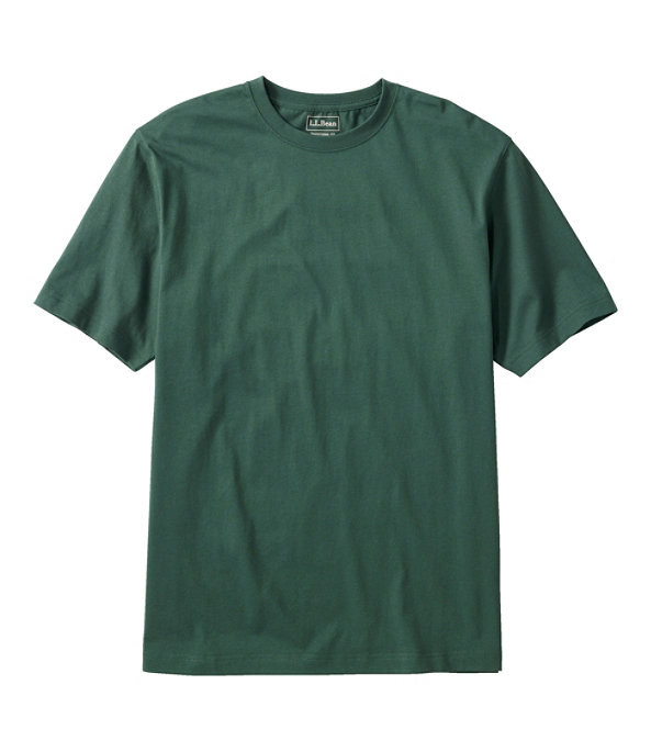 Men's Carefree Unshrinkable T-Shirt Slightly Fitted, Pine Green, large image number 0