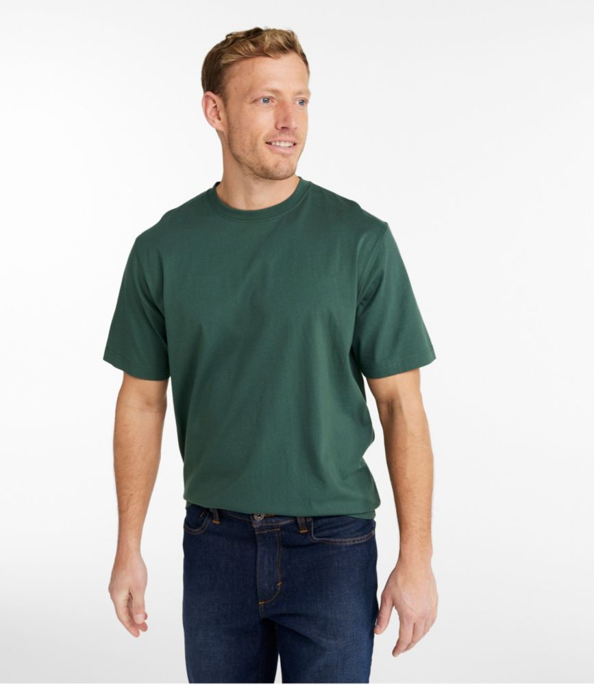 Men's Carefree Unshrinkable Tee, Traditional Fit Short-Sleeve