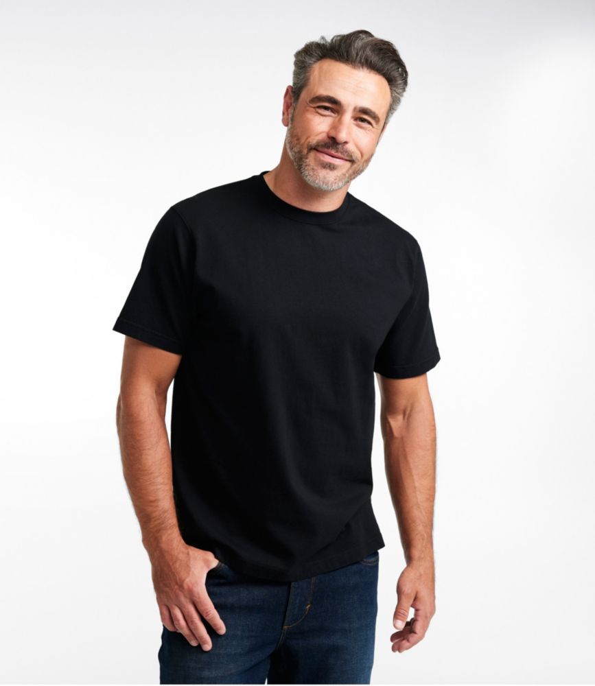 Men's Carefree Unshrinkable Tee, Traditional Fit Short-Sleeve