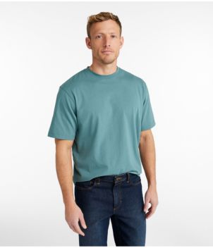 Men's Carefree Unshrinkable Tee, Traditional Fit Short-Sleeve