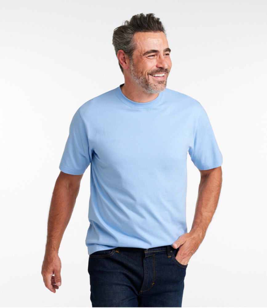 Men's Carefree Unshrinkable Tee, Traditional Fit Short-Sleeve