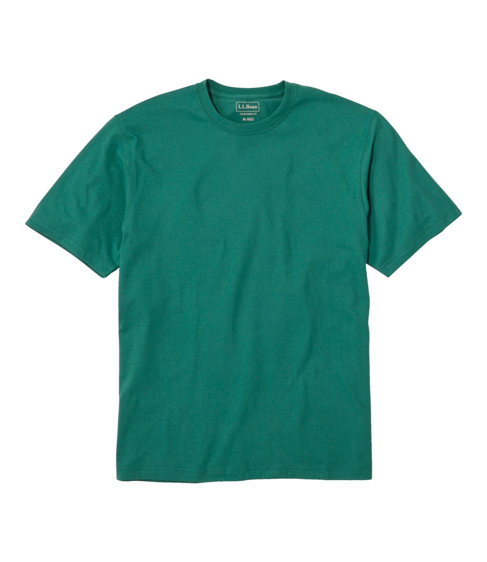 Men's Carefree Unshrinkable Tee, Traditional Fit Short-Sleeve at