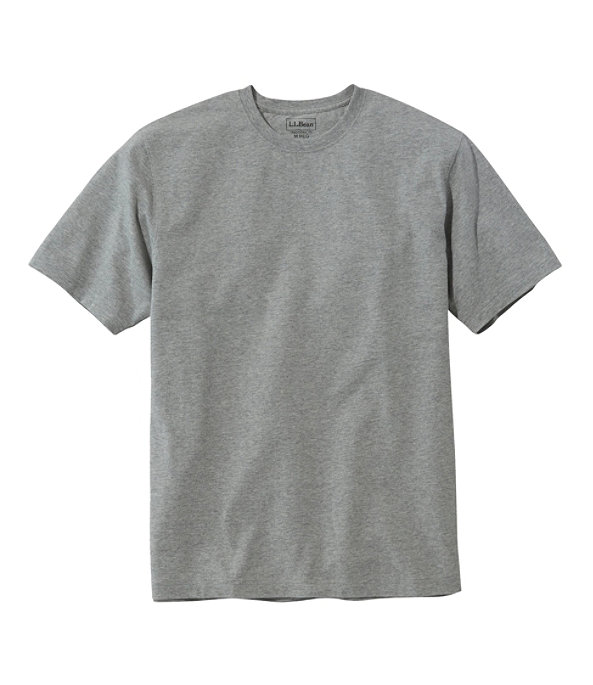 Men's Carefree Unshrinkable T-Shirt Slightly Fitted, Gray Heather, largeimage number 0