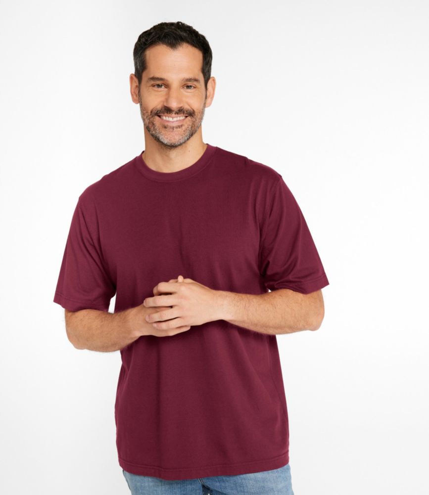 Men's Carefree Unshrinkable Tee, Traditional Fit Short-Sleeve