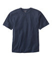 Men's Carefree Unshrinkable T-Shirt Slightly Fitted, Navy Blue, small image number 0