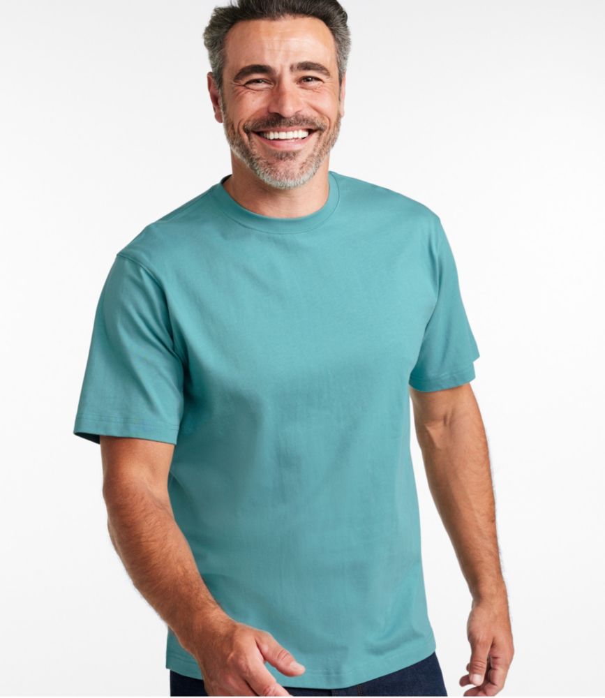 Men's Carefree Unshrinkable Tee, Traditional Fit Short-Sleeve