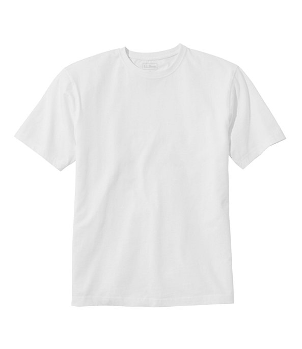 Men's Carefree Unshrinkable T-Shirt Slightly Fitted, White, largeimage number 0