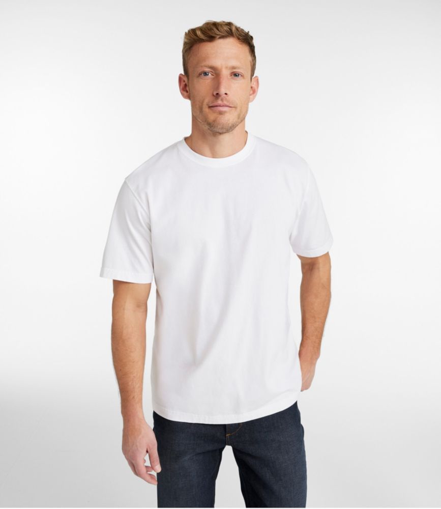 Men's Carefree Unshrinkable Tee, Traditional Fit Short-Sleeve