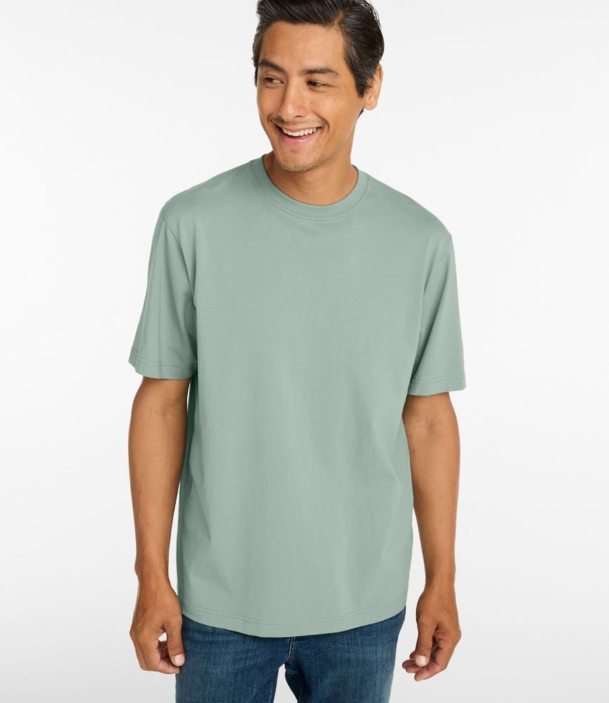Men's Carefree Unshrinkable Tee, Traditional Fit Short-Sleeve