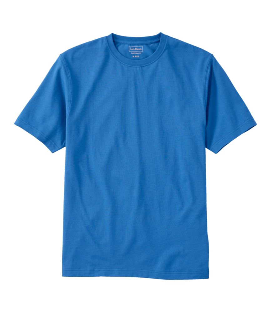 Men's Carefree Unshrinkable Tee, Traditional Fit Short-Sleeve