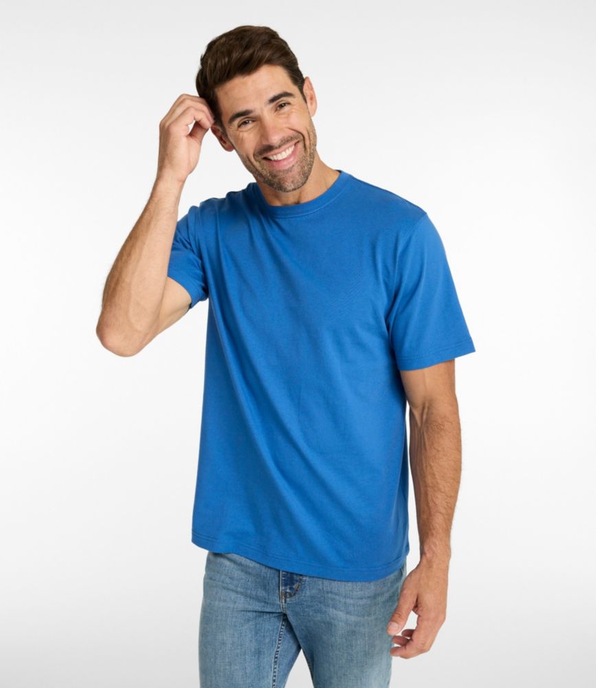 Men's Carefree Unshrinkable Tee, Traditional Fit Short-Sleeve