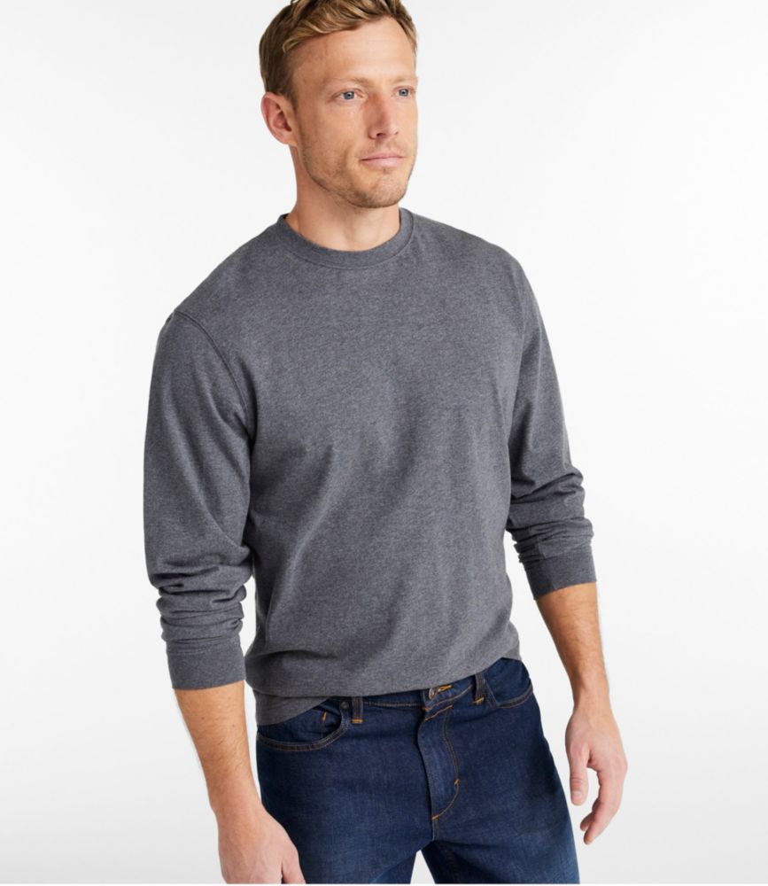 Men's Carefree Unshrinkable Tee, Traditional Fit, Long-Sleeve