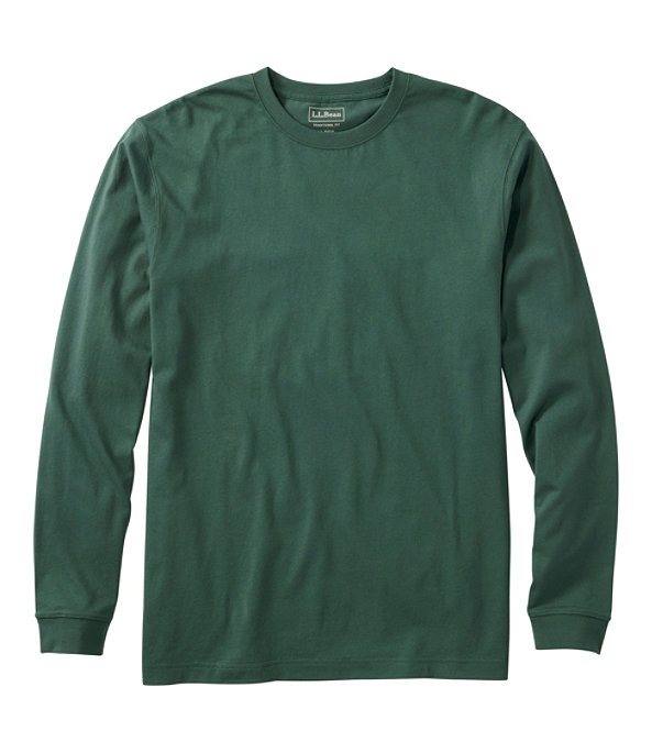 Men's Carefree Long-Sleeve Unshrinkable Shirt, Pine Green, large image number 0