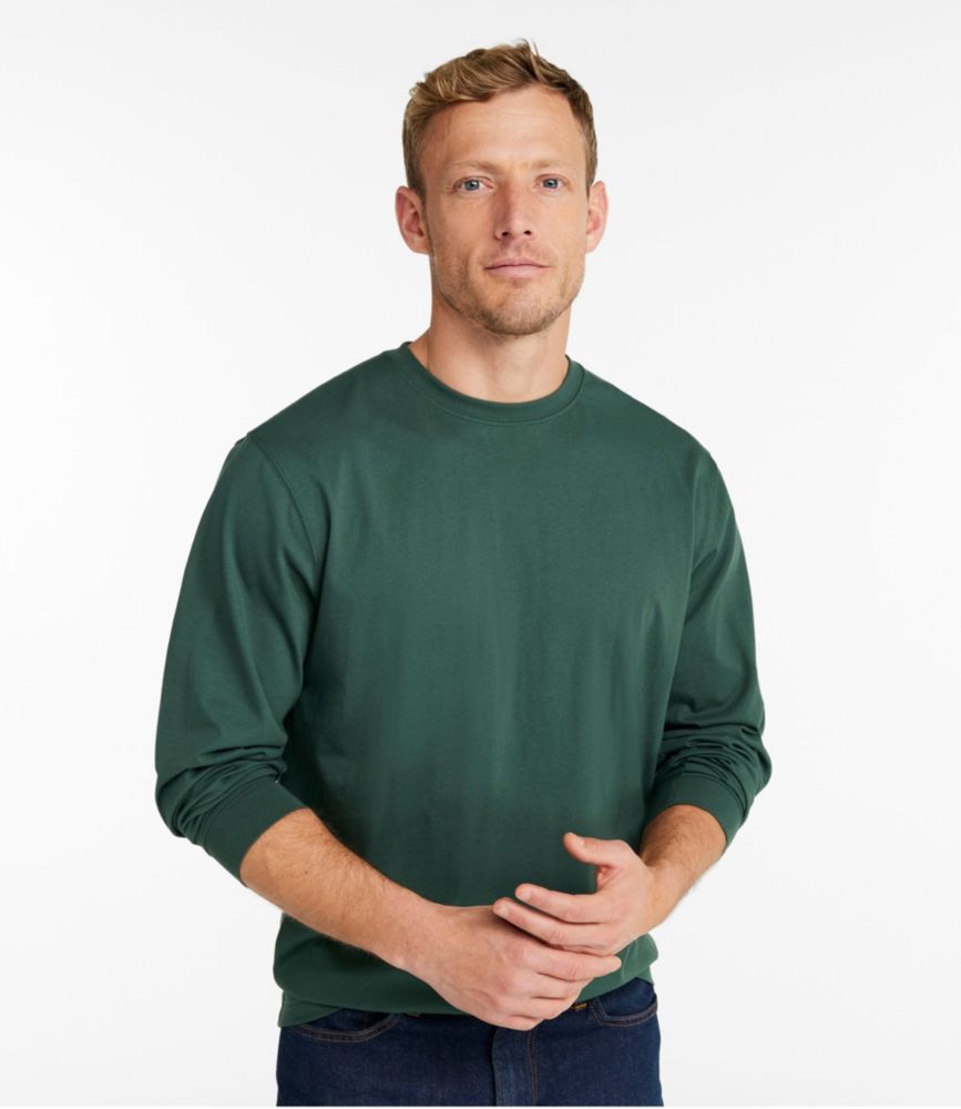 Men's Carefree Unshrinkable Tee, Traditional Fit, Long-Sleeve
