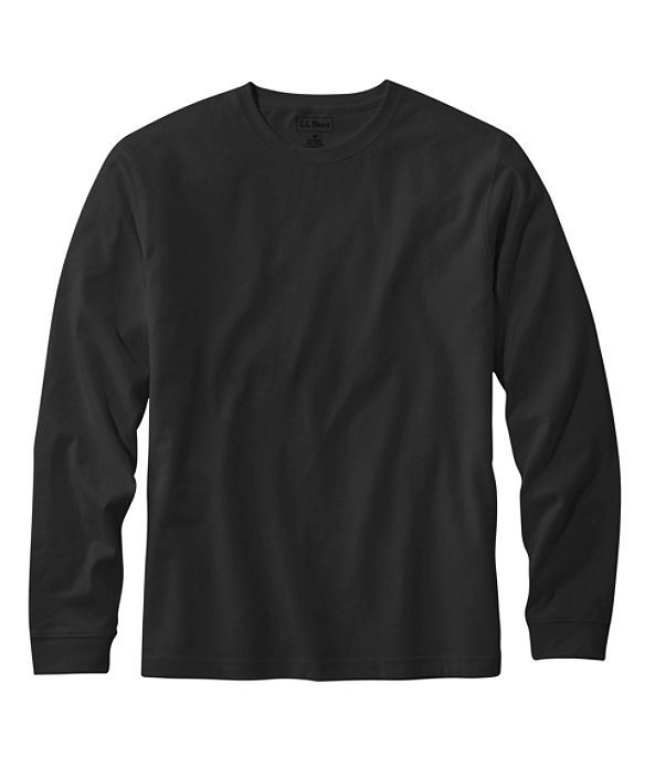 Men's Carefree Long-Sleeve Unshrinkable Shirt, Black, large image number 0