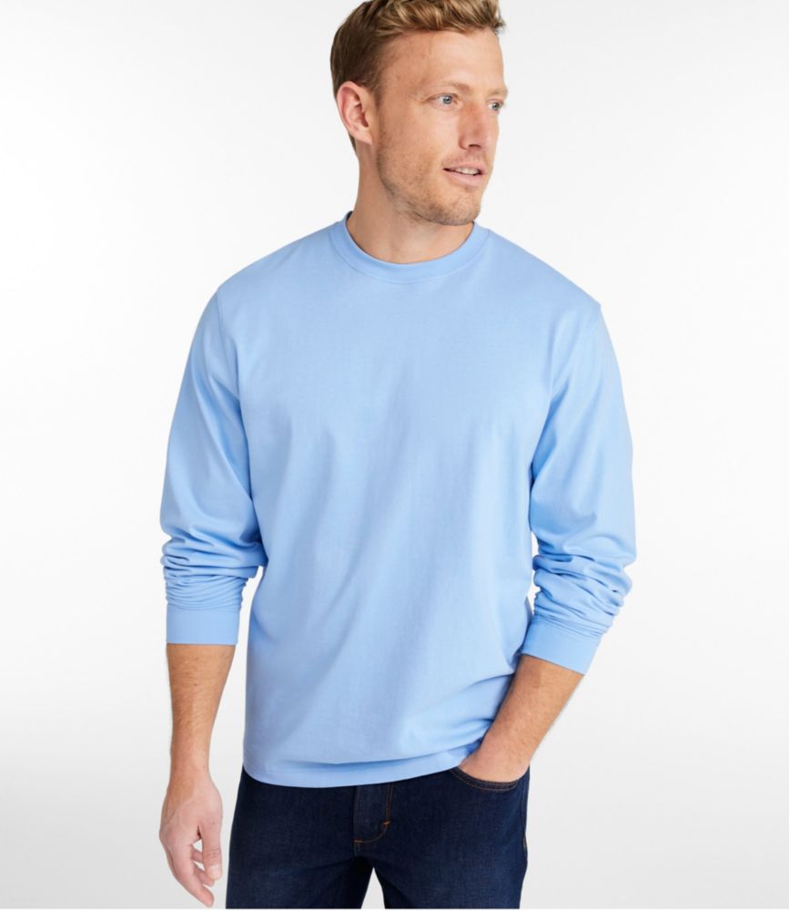 Men's Carefree Unshrinkable Tee, Traditional Fit, Long-Sleeve