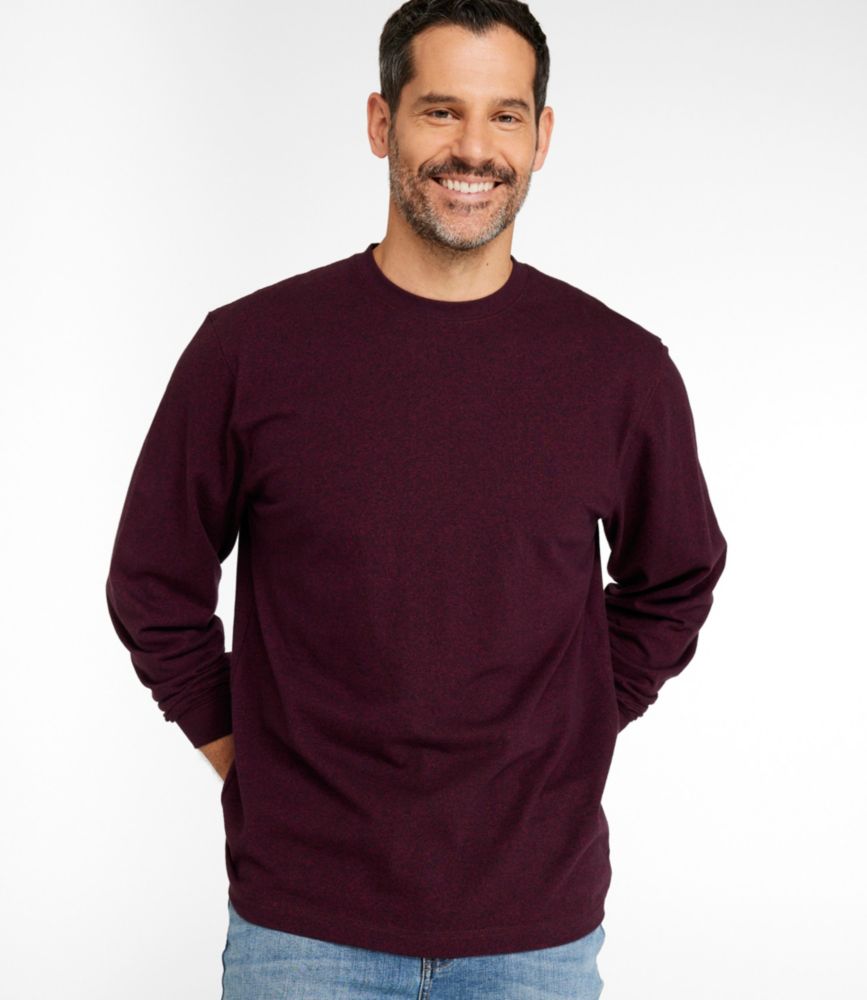 Men's Carefree Unshrinkable Tee, Traditional Fit, Long-Sleeve