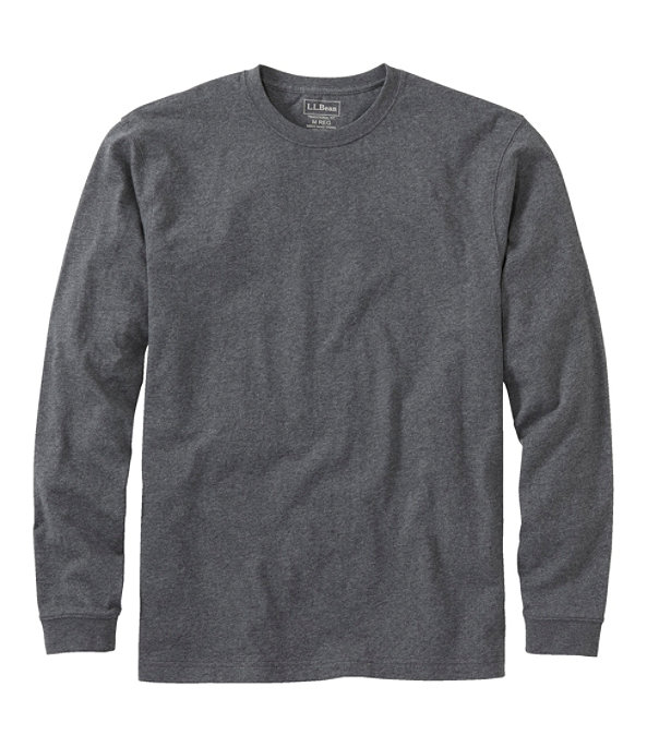 Men's Carefree Long-Sleeve Unshrinkable Shirt, Charcoal Heather, large image number 0